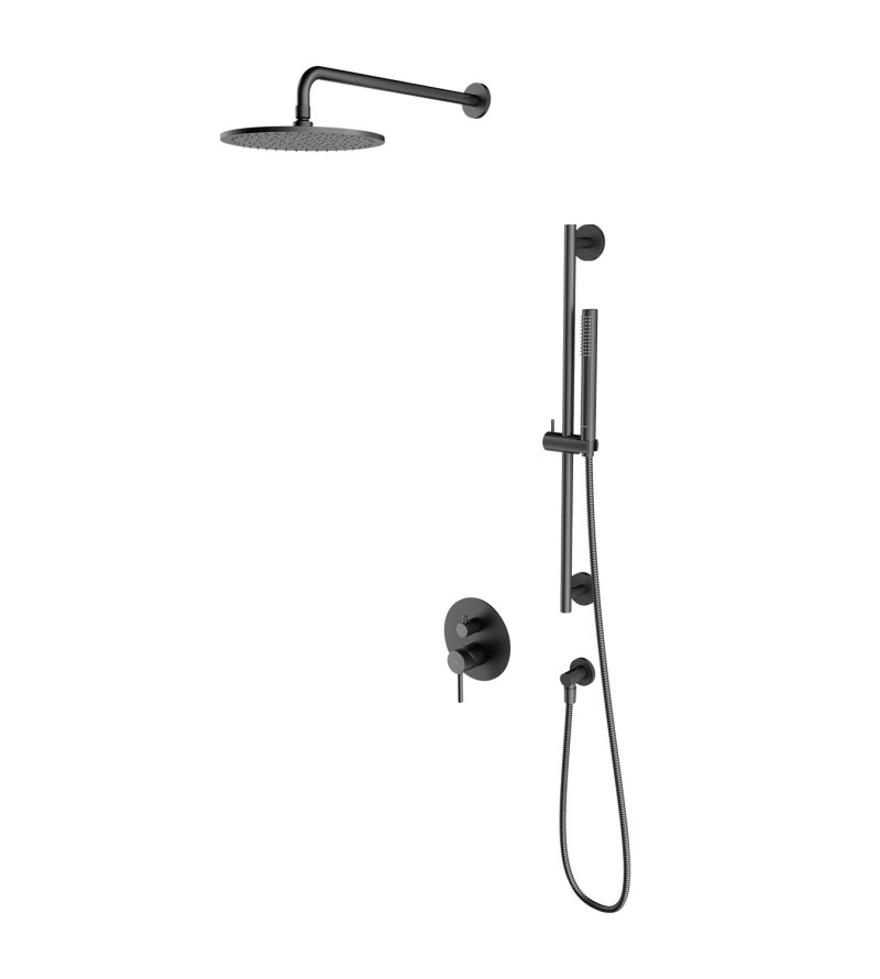 Omnires Y kompletny system podtynkowy grafit szczotkowany SYSY47GR