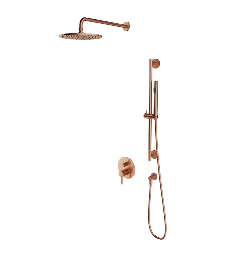 Omnires Y kompletny system podtynkowy miedź szczotkowana SYSY47CPB