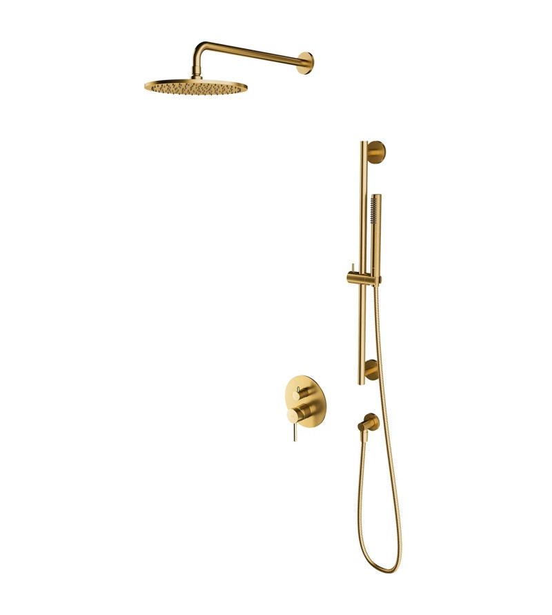 Omnires Y kompletny system podtynkowy złoty szczotkowany SYSY47GLB