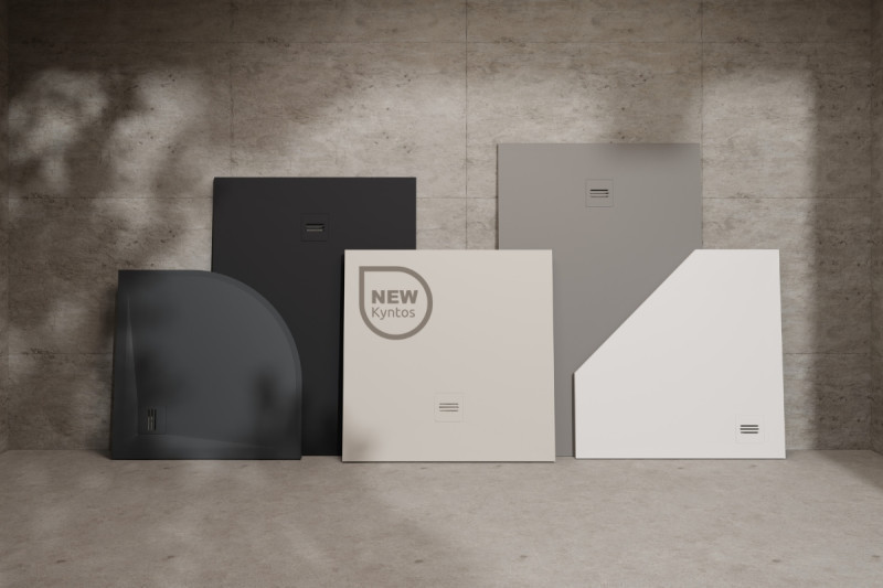 Radaway Kyntos F Stone brodzik prostokątny płaski 130x90 cm konglomerat efekt kamienia kaszmirowy HKF13090-84