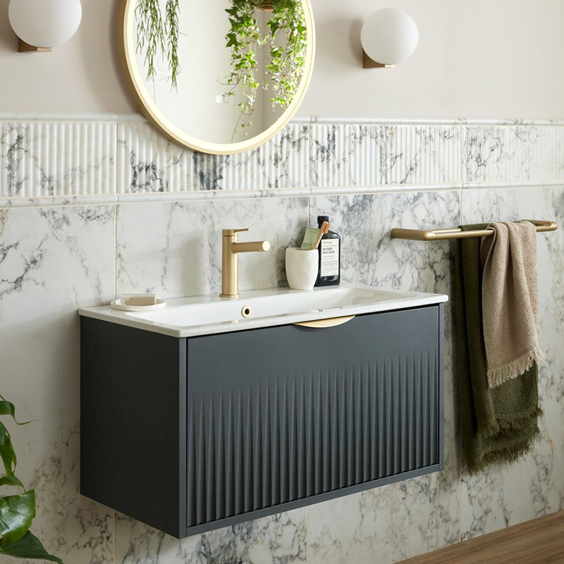 Vado Safari bateria umywalkowa bez korka mosiądz satynowy SAF-100/SB-SBR