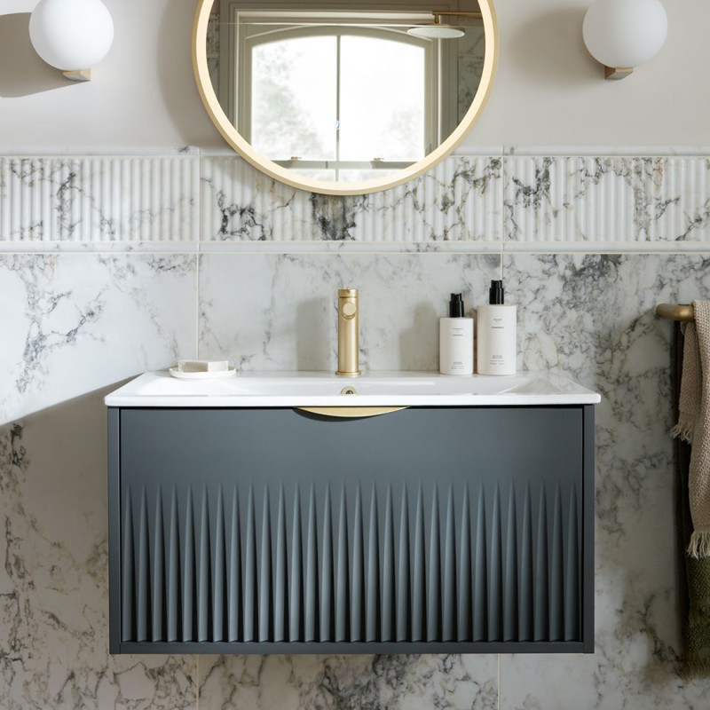 Vado Safari bateria umywalkowa bez korka mosiądz satynowy SAF-200/SB-SBR