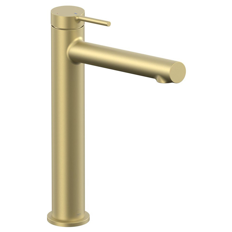 Vado Safari bateria umywalkowa wysoka mosiądz satynowy SAF-100E/SB-SBR