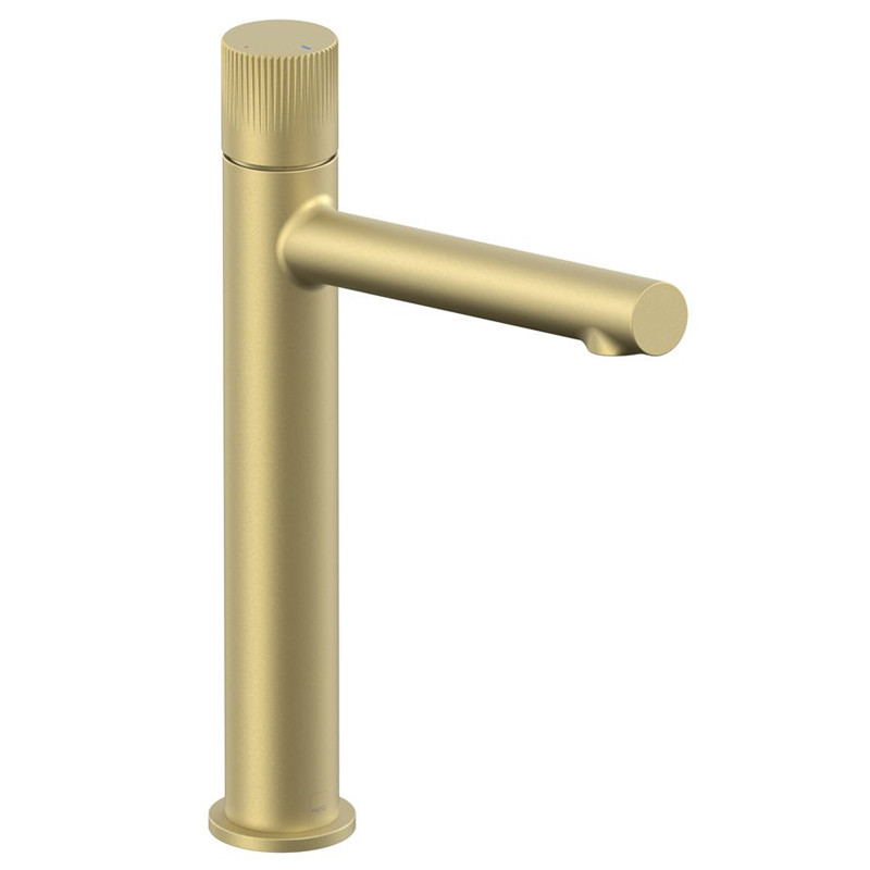 Vado Safari bateria umywalkowa wysoka mosiądz satynowy SAF-200E/SB-SBR