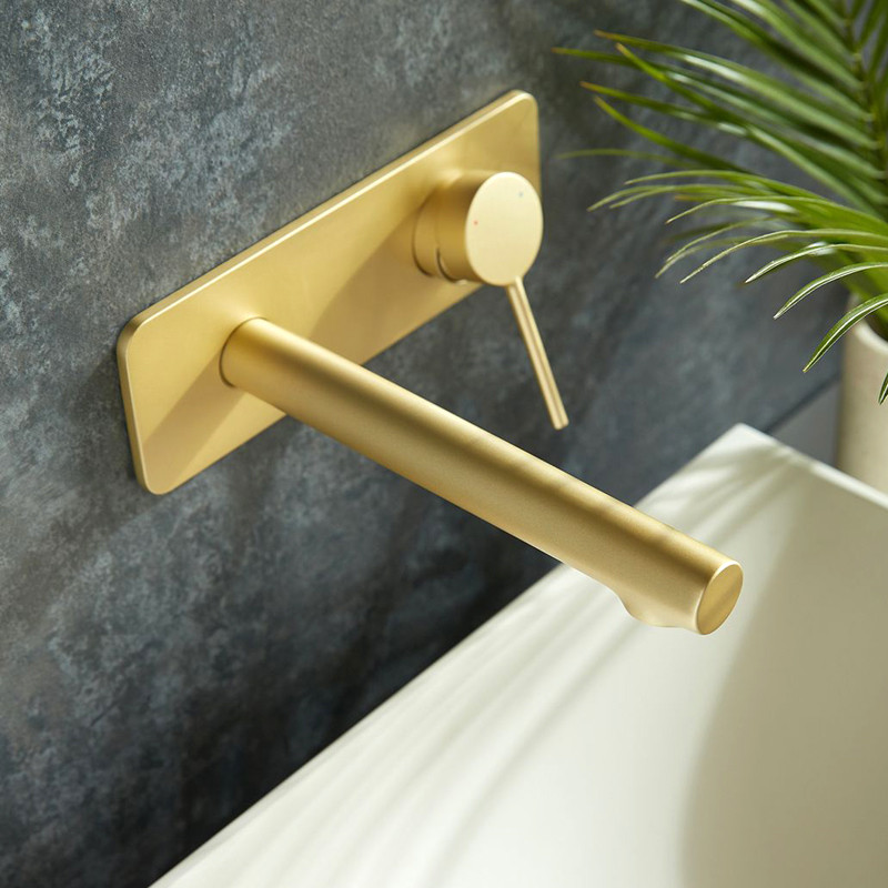 Vado Safari bateria umywalkowa podtynkowa mosiądz satynowy SAF-109S-SQ-SBR