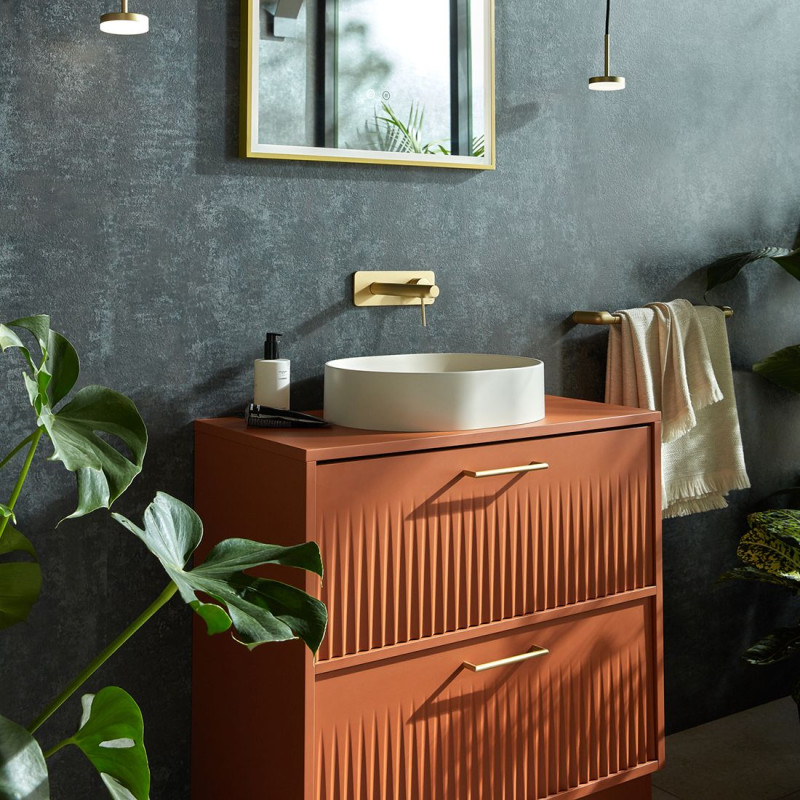 Vado Safari bateria umywalkowa podtynkowa mosiądz satynowy SAF-109S-SQ-SBR