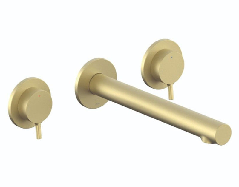 Vado Safari bateria umywalkowa  3-otworowa podtynkowa mosiądz satynowy SAF-109-SBR