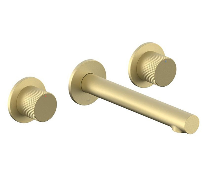 Vado Safari bateria umywalkowa  3-otworowa podtynkowa mosiądz satynowy SAF-209-SBR