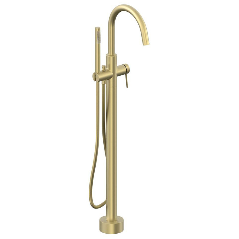 Vado Safari bateria wannowa wolnostojąca mosiądz satynowy SAF-133-SBR