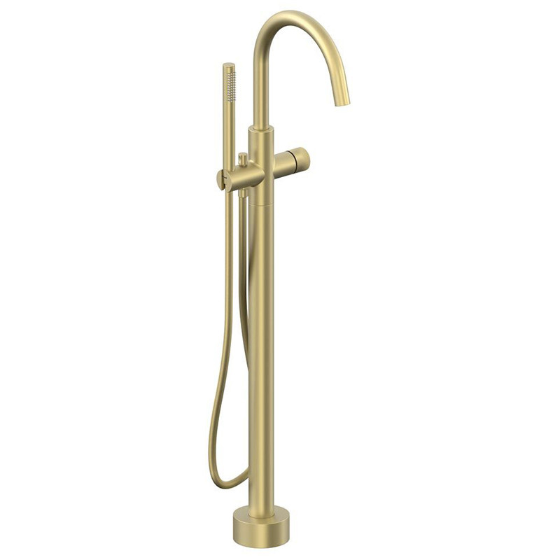 Vado Safari bateria wannowa wolnostojąca mosiądz satynowy SAF-233-SBR