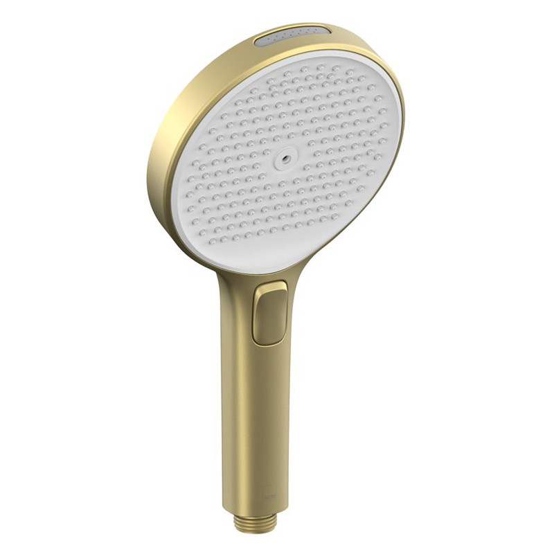 Vado Safari 4-funkcyjna słuchawka prysznicowa mosiądz satynowy SAF-HANDSET-MF-SBR