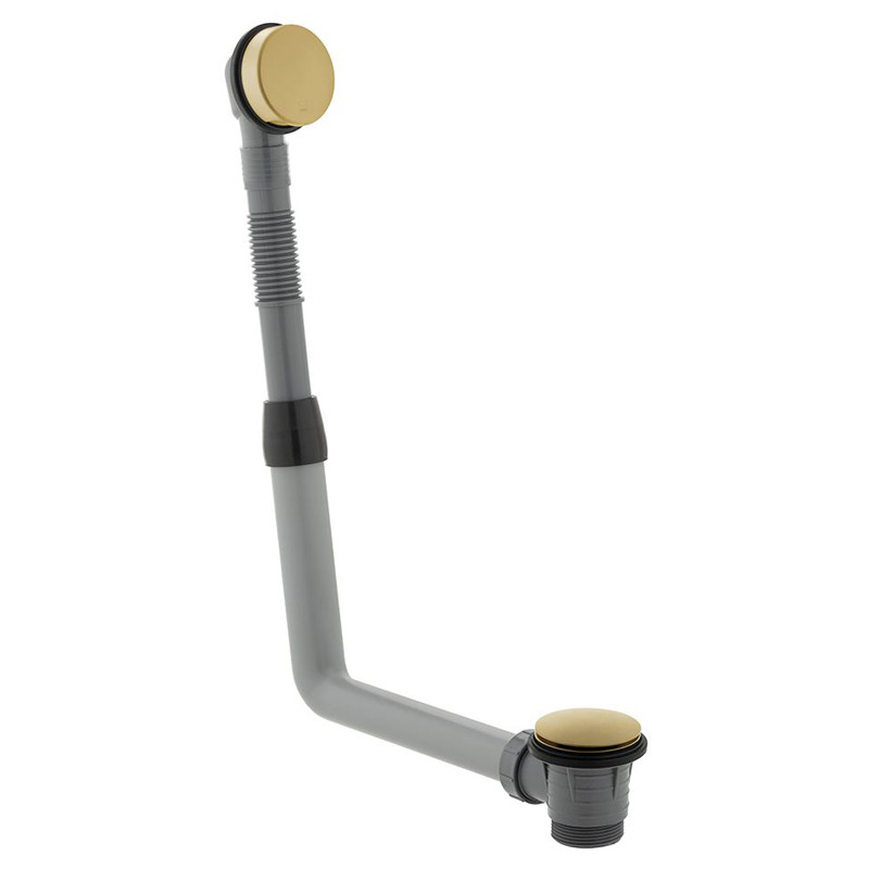 Vado Safari syfon wannowy klik-klak mosiądz satynowy WG-1389-RO-SBR