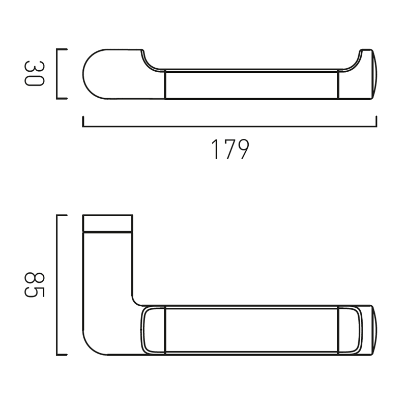 Vado Safari uchwyt na papier toaletowy mosiądz satynowy ZOO-180-SBR