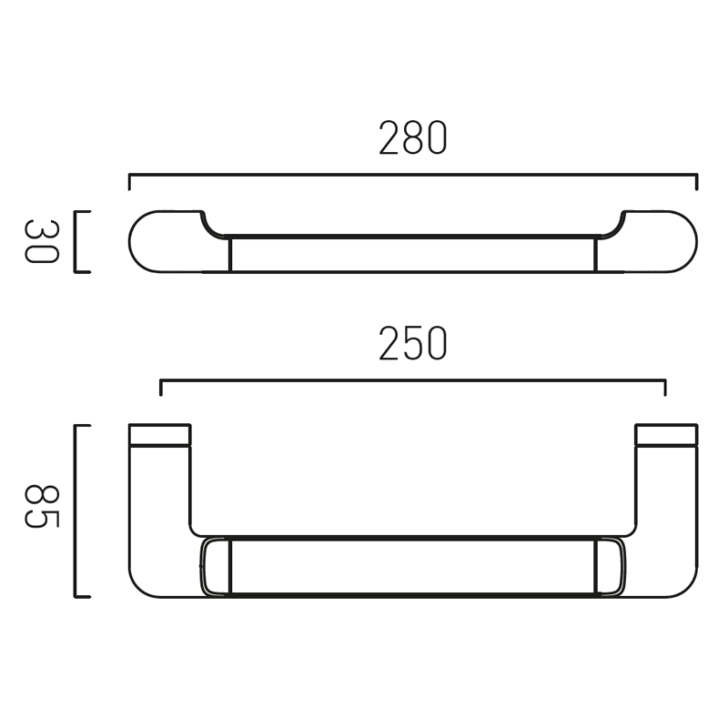 Vado Safari wieszak na ręcznik mosiądz satynowy ZOO-181-SBR