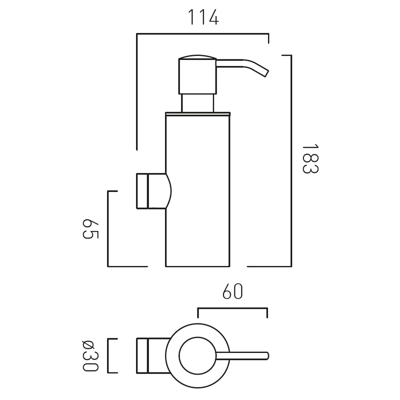 Vado Safari dozownik na mydło w płynie mosiądz satynowy ZOO-182B-SBR