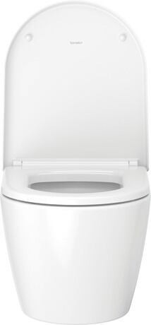 Duravit Me by Starck Rimless muszla wisząca DuraShield 48cm + deska wolnoopadająca 453009AAA1