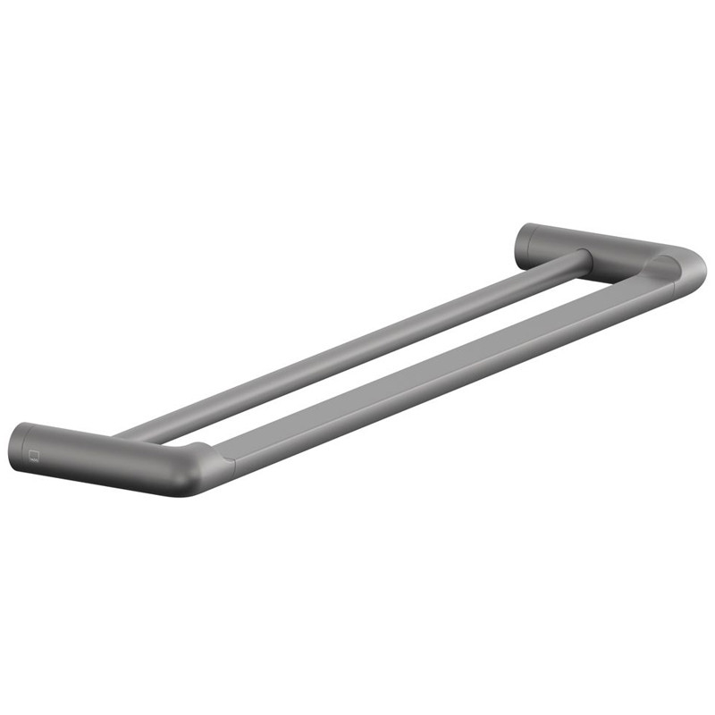 Vado Safari podwójny wieszak na ręcznik 60 cm grafit ZOO-184B-60-PEW