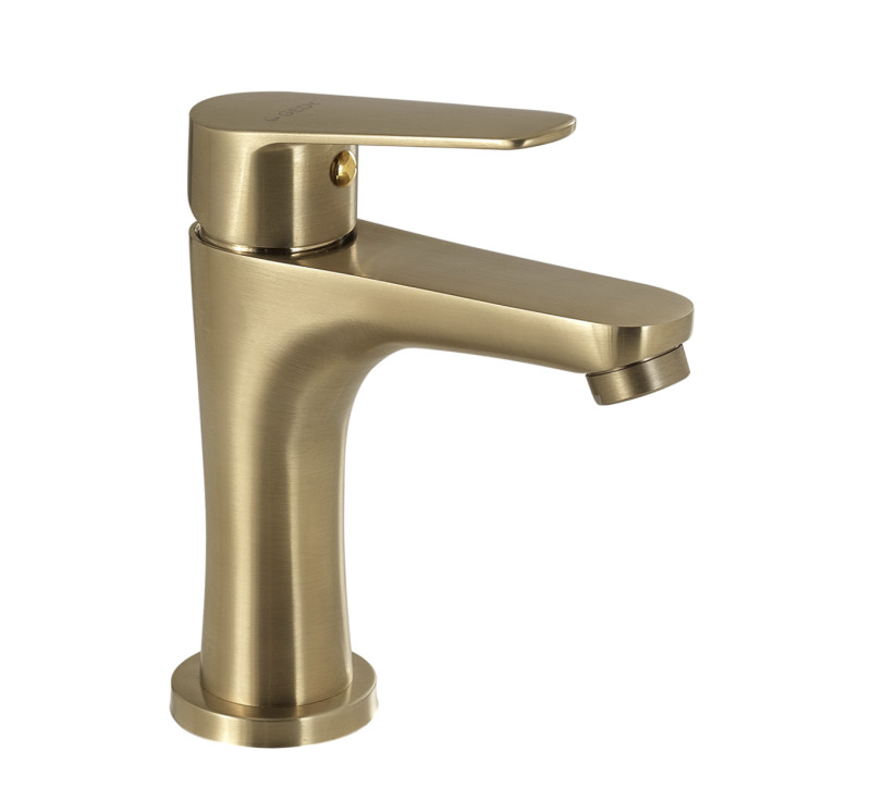 Gedy Como bateria umywalkowa light gold PVD jasne złoto szczotkowane MXCO01-88