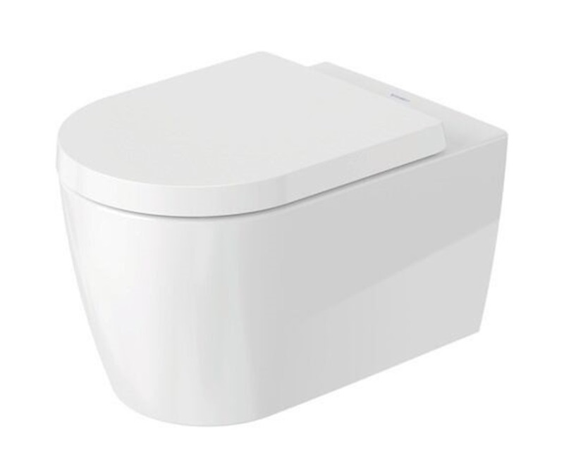 Duravit Me by Starck Rimless muszla wisząca DuraShield 57 cm + deska wolnoopadająca 452909AAA1