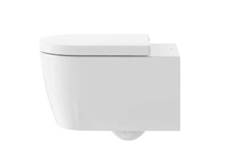 Duravit Me by Starck Rimless muszla wisząca DuraShield 57 cm + deska wolnoopadająca 452909AAA1