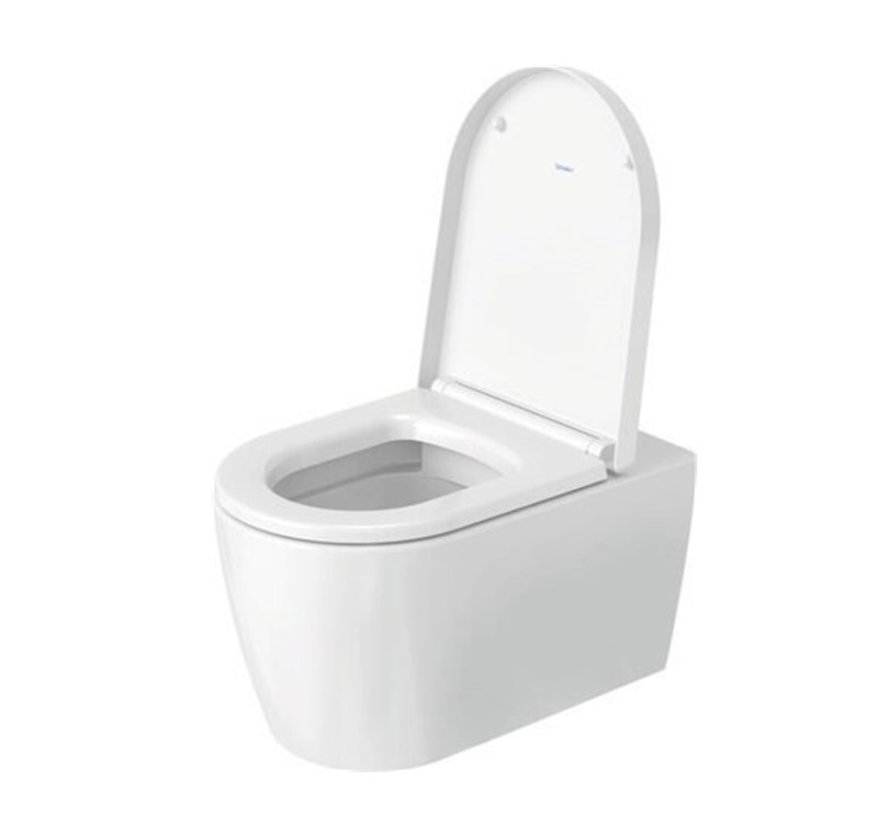 Duravit Me by Starck Rimless muszla wisząca DuraShield 57 cm + deska wolnoopadająca 452909AAA1