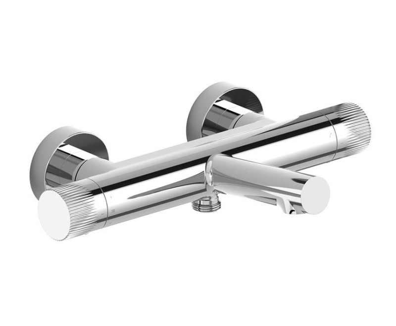 Vado Safari termostatyczna bateria wannowa ścienna chrom połysk SAF-223T-CP