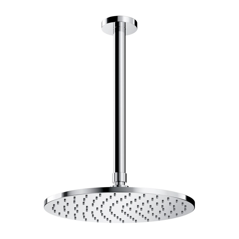 Omnires SlimLine deszczownica 25x25 z ramieniem sufitowym chrom połysk WSSET1CR