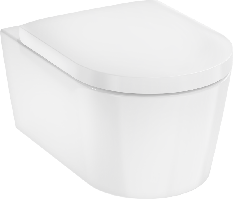 Hansgrohe EluPura S muszla wisząca WC 540 AquaHelix Flush HygieneEffect + deska wolnoopadająca 62055450