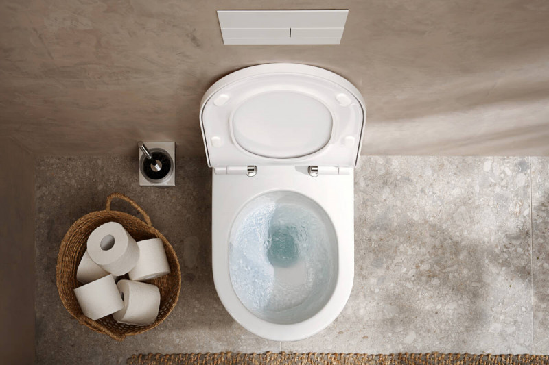 Hansgrohe EluPura S muszla wisząca WC 540 AquaHelix Flush HygieneEffect + deska wolnoopadająca 62055450