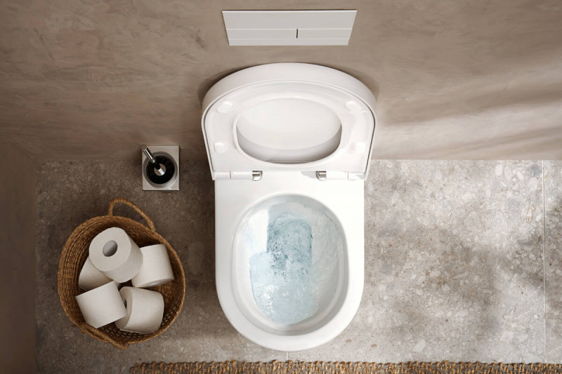 Hansgrohe EluPura S muszla wisząca WC 540 AquaHelix Flush HygieneEffect + deska wolnoopadająca 62055450