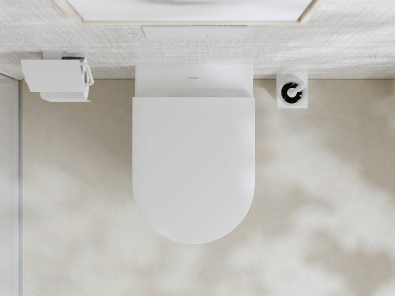 Hansgrohe EluPura S muszla wisząca WC 540 AquaHelix Flush HygieneEffect + deska wolnoopadająca 62055450
