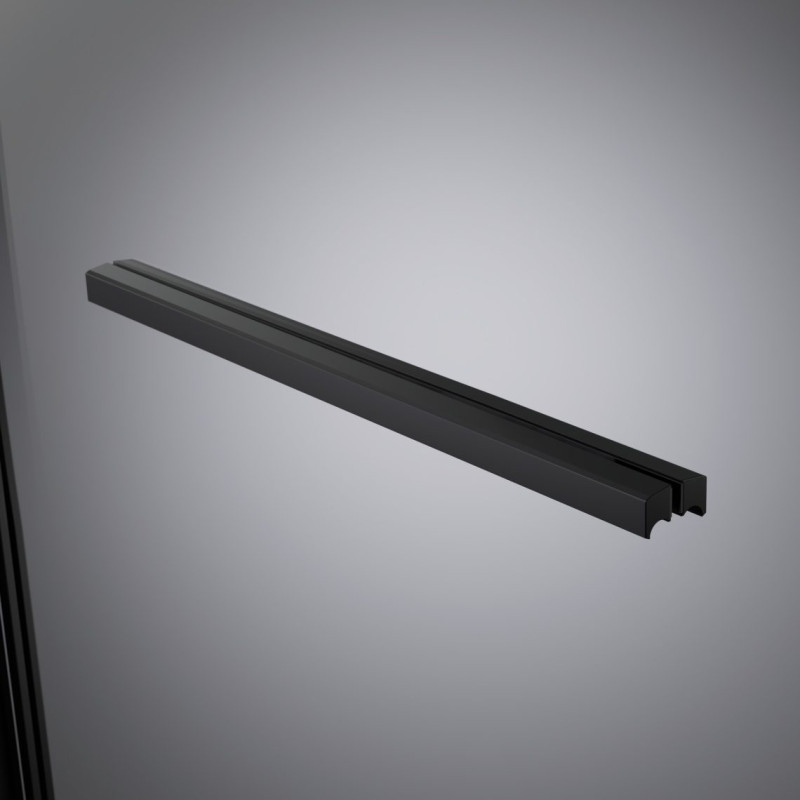 Radaway Alienta Black SD II kabina prostokątna 100x80 L/P drzwi 100 cm + ścianka 80 cm chrom przeźroczyste Easy Clean 10192180-54-01
