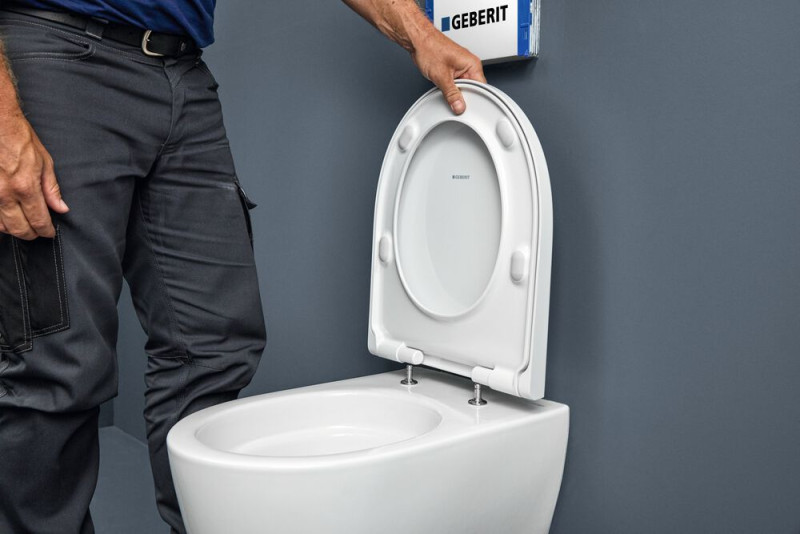 Geberit iCon TurboFlush muszla WC wisząca 49 cm + deska wolnoopadająca biały połysk 503.048.00.1