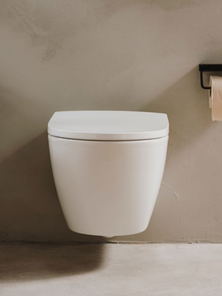 Roca Ona Rimless® Vortex muszla WC wisząca Supraglaze 53x36 cm biały połysk A34668CS00