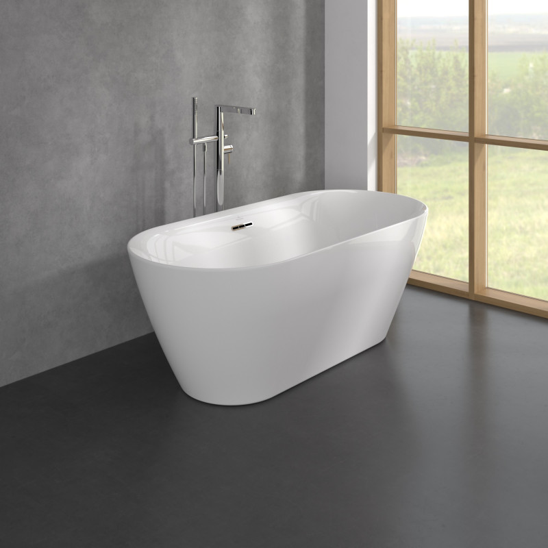 Villeroy&Boch Loop&Friends Oval wanna wolnostojąca 160 x 75 cm biały Weiss Alpin UBA160LOF9PD00V-01