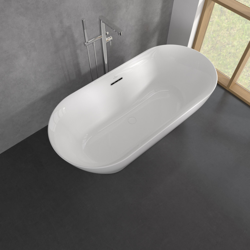 Villeroy&Boch Loop&Friends Oval wanna wolnostojąca 160 x 75 cm biały Weiss Alpin UBA160LOF9PD00V-01