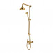 Omnires Art Deco system prysznicowy natynkowy złoty AD5144GL